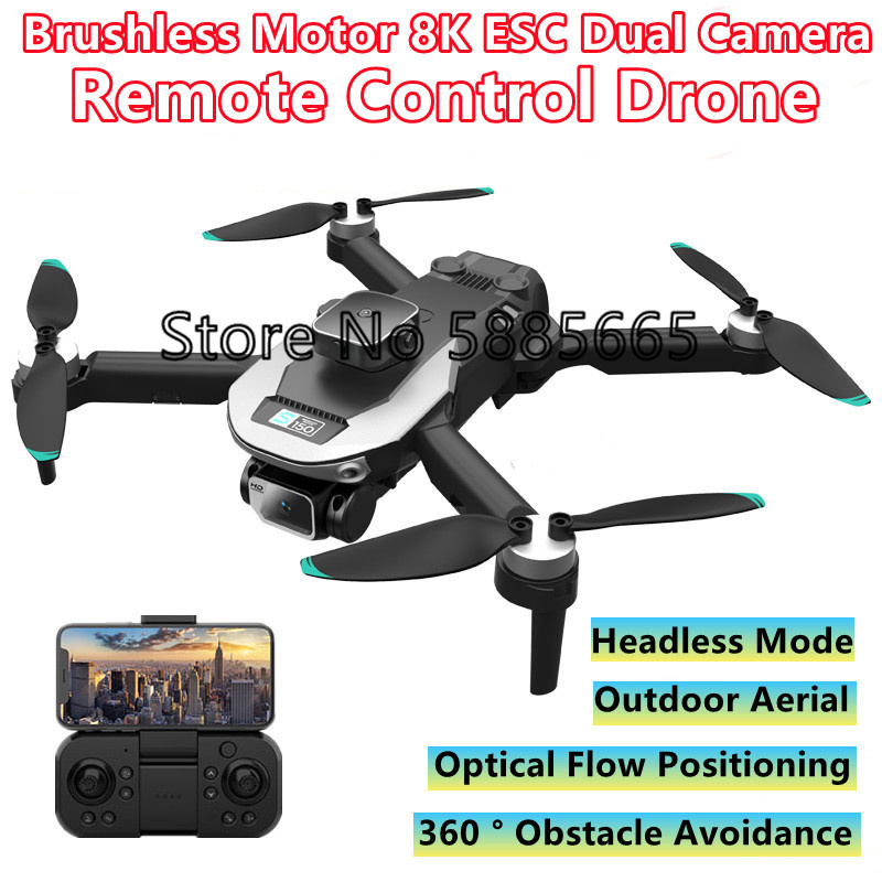 Drone Smart Rc Foldable - Умный квадрокоптер с бесщеточным двигателем, обходом