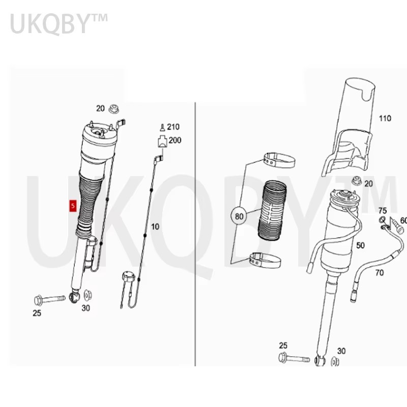 A2213205613 A2213205513 Тяга п – обзор и цена Rc Suspension Arm