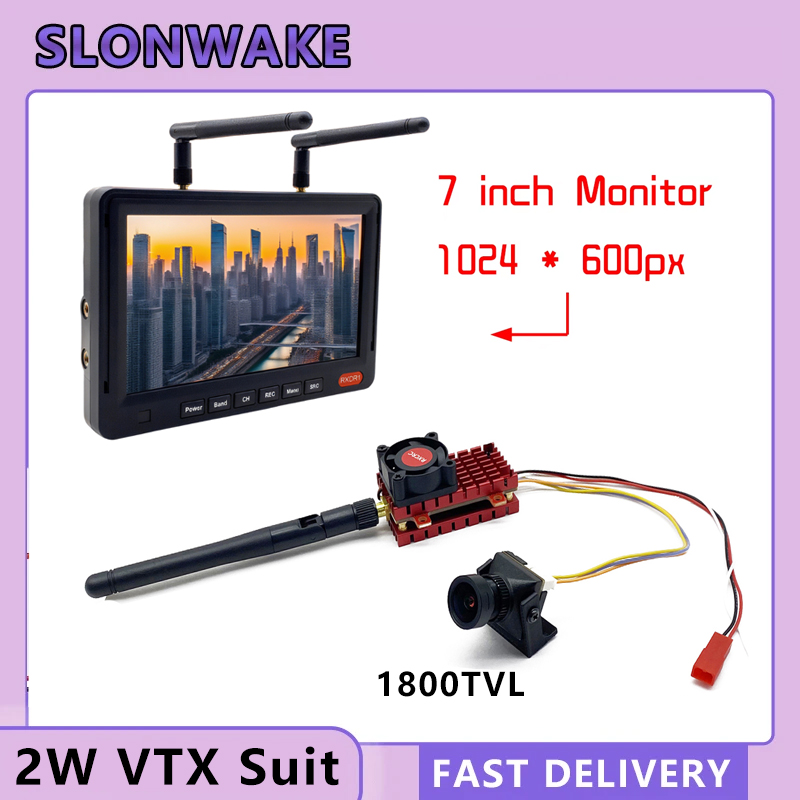 SLONWAKE 5,8G 2 Вт VTX FPV 180 – обзор и цена Drone Rc Camera