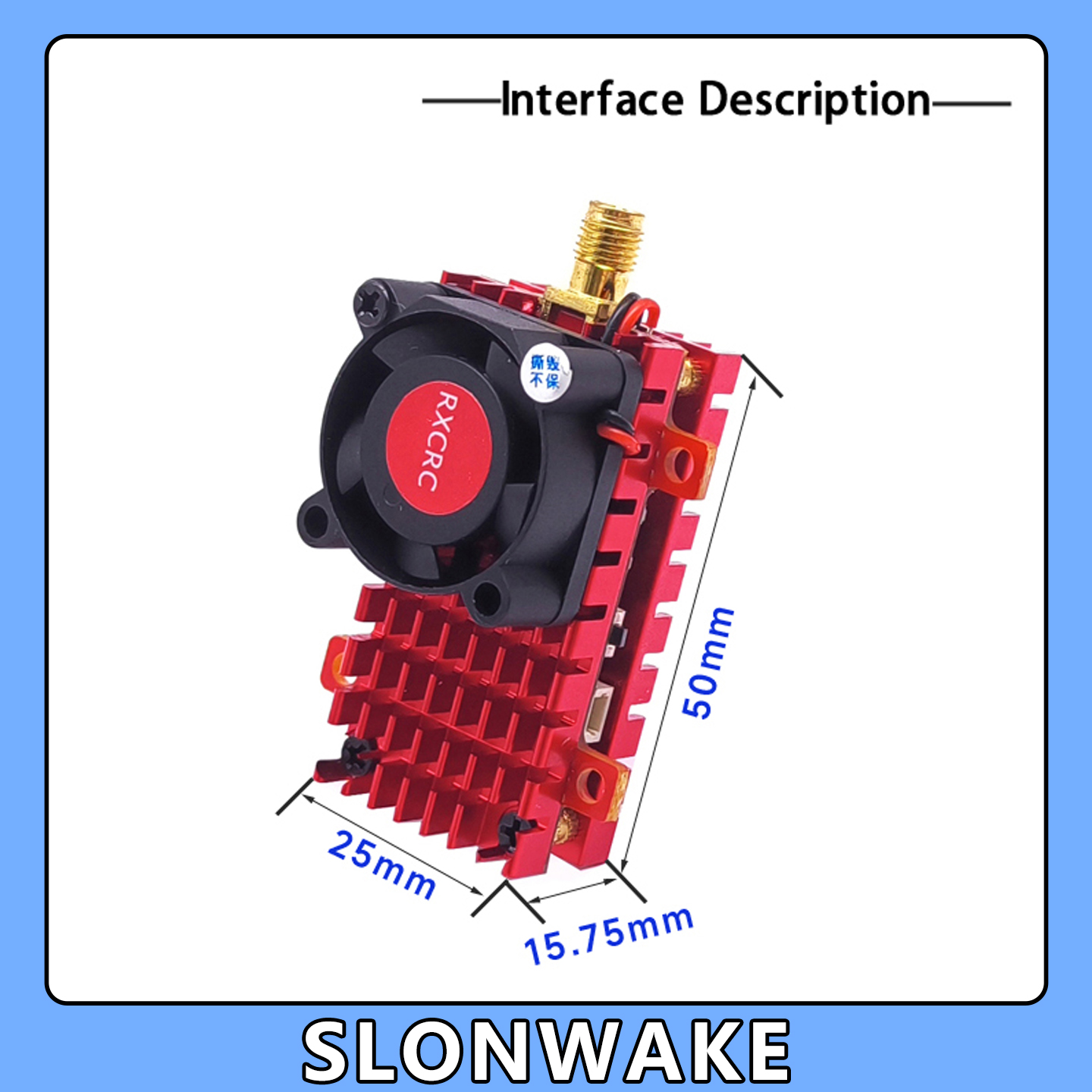 SLONWAKE 5,8G 2 Вт VTX FPV 180 – обзор и цена Drone Rc Camera