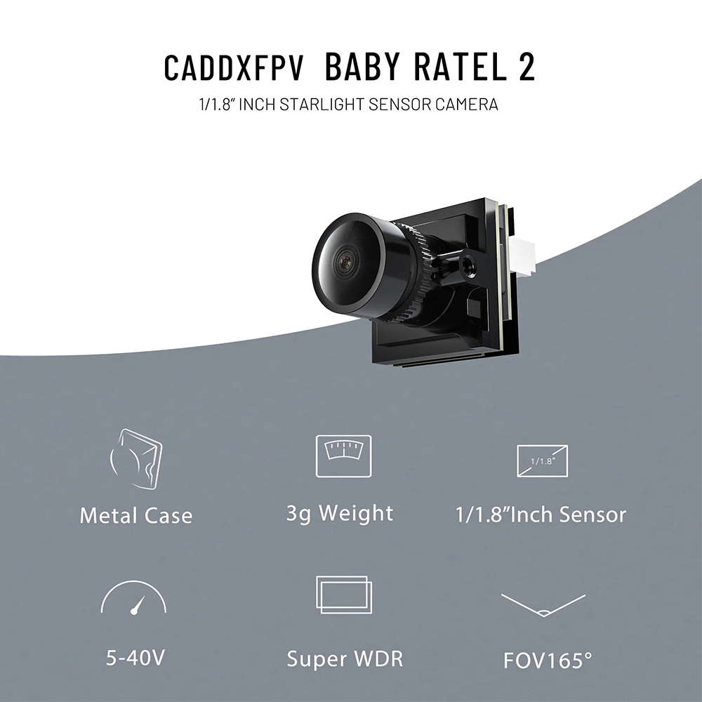 CADDX Micro FPV камера Ratel 2 – обзор и цена Drone Rc Camera