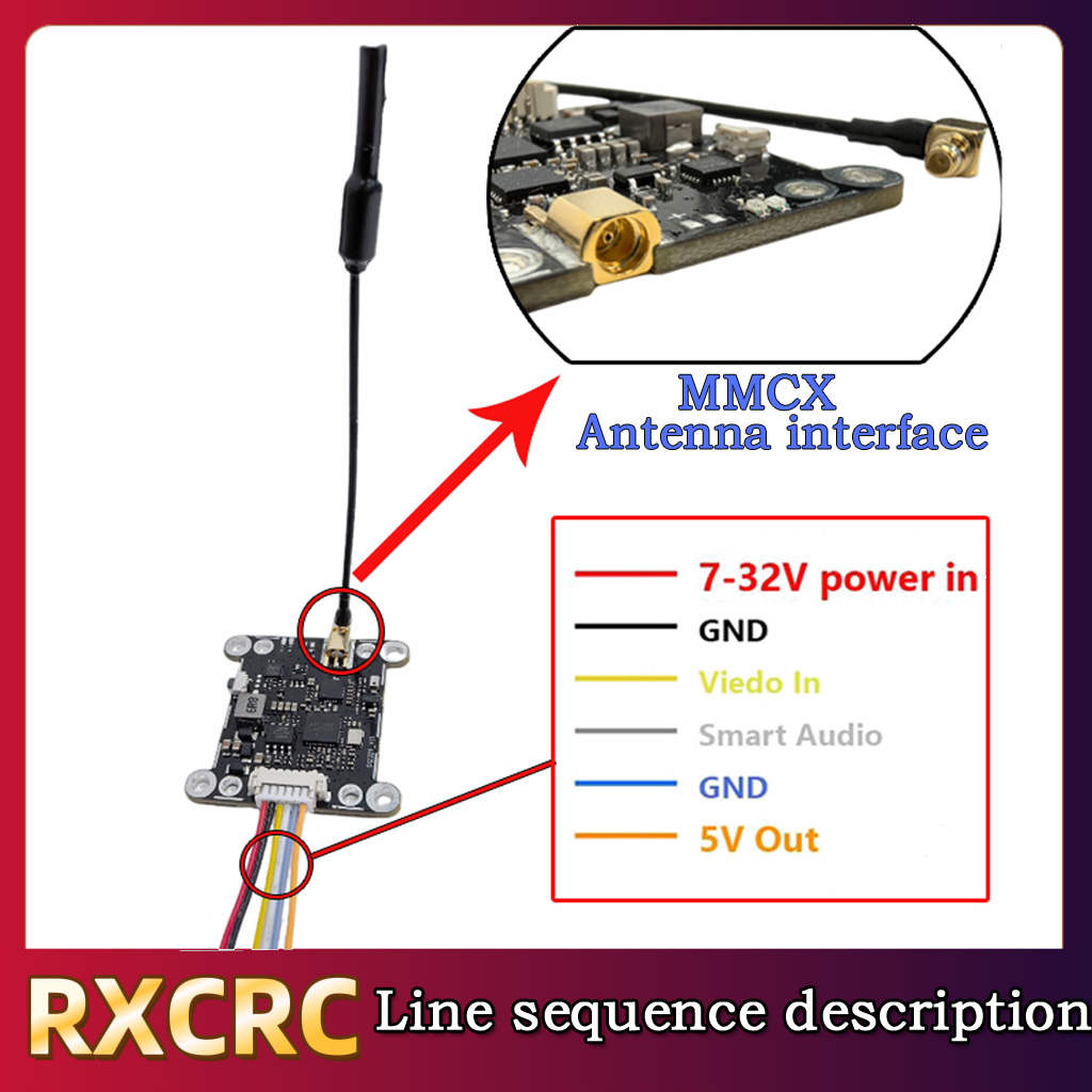 RXCRC 5,8G модуль 48 каналов 1 – обзор и цена Drone Rc Airplane